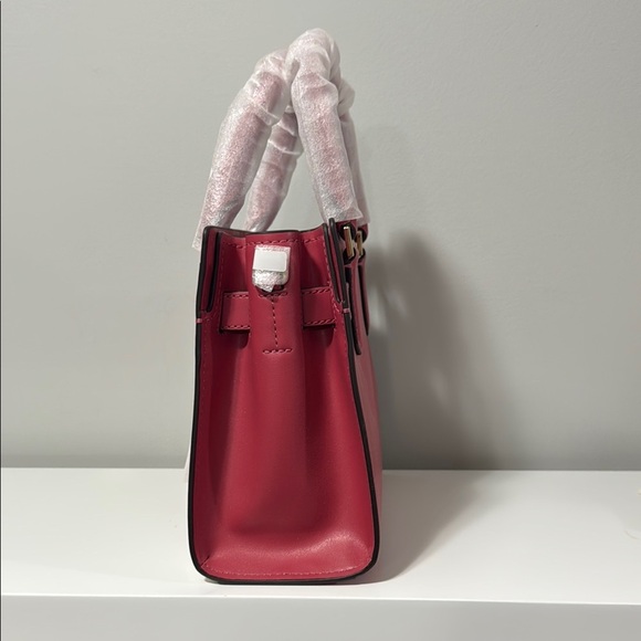 Michael Kors Cream and Pink Satchel with Gold Hardware - Picture 2 of 6